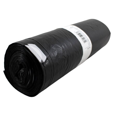LDPE vrecia zaťahovacie čierne 700x1000mm/40mic 110l 25ks