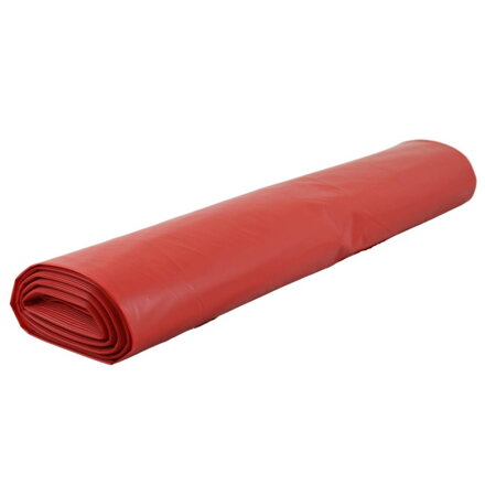 LDPE vrecia červené 1000x1250mm/0,080mm 250L   10ks