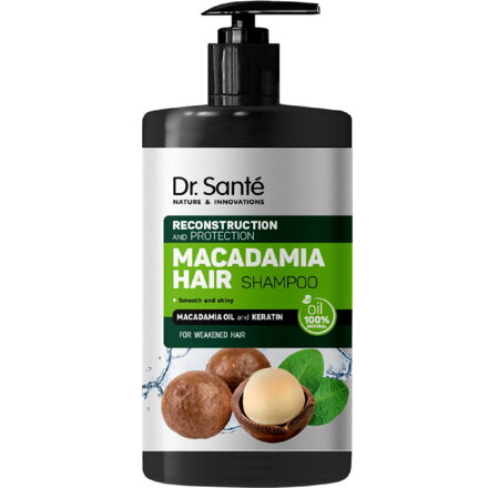 Dr. Santé Macadamia šampón na vlasy s výťažkom makadamiového oleja 1l