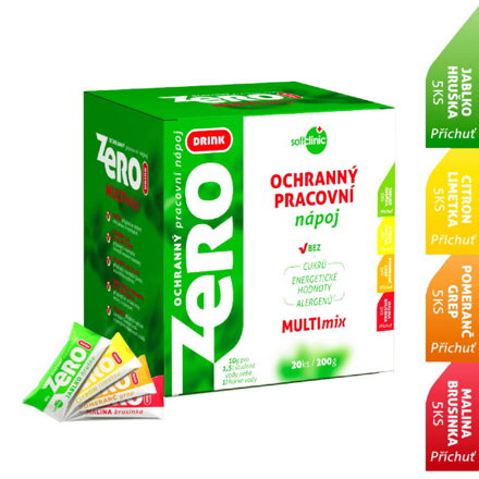 ZERO drink ochranný pracovný nápoj MULTIMIX 20 x 10 g- krabička