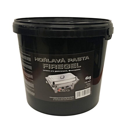 Horľavá pasta FIREGEL 4kg