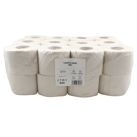 Toaletný papier 2 vrst., 30m - 1ks