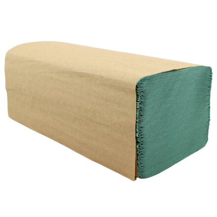 Papierové utierky ZZ zelené 25x23cm,HRUBŠIE 35g/m2 (5000ks)