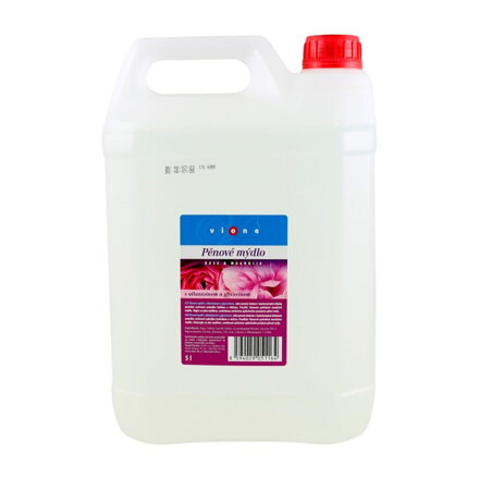 VIONE Speňovacie mydlo rose + magnólia 5L