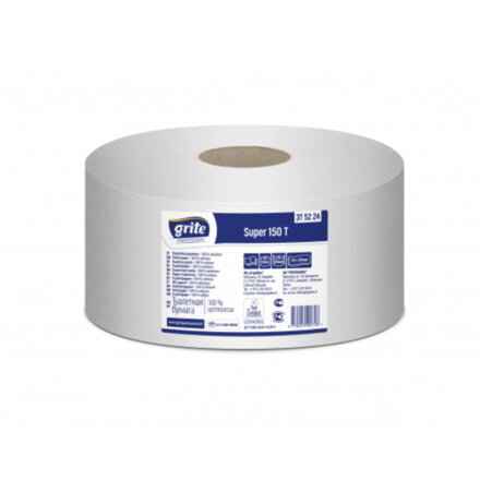 Toaletný papier  JUMBO 190 -GRITE Super 150m professional 12ks