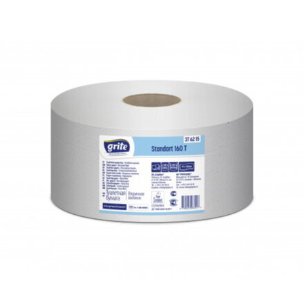 Toaletný papier  JUMBO 180 -GRITE 160m standart profi (12ks)