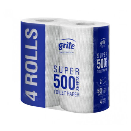 Toaletný papier GRITE Professional 55m 2 vrst.100% celulóza  4ks