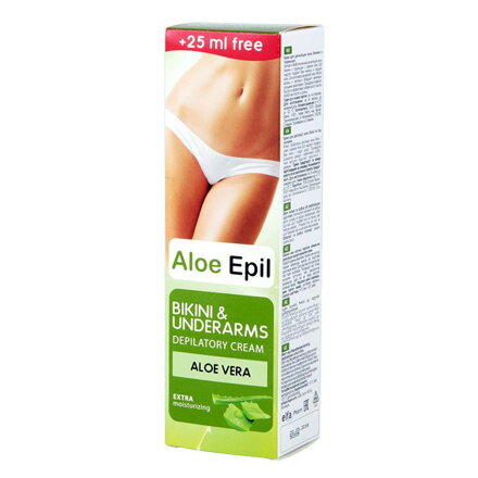 Aloe Epil depilačný krém pre oblasti podpazušia a bikín 125 ml