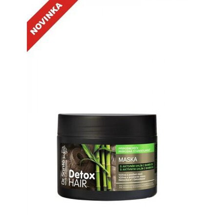 Dr. Santé Detox Hair maska na vlasy 300ml - s aktívným uhlím z bambusu