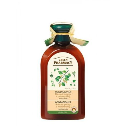 Green Pharmacy kondicionér proti lupinám 300 ml - Brezové púčiky a ricínový olej