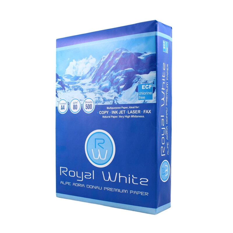Kancelársky papier ROYAL WHITE A4 80g 500 listov Kancelársky papier ROYAL WHITE A4 80g 500 listov