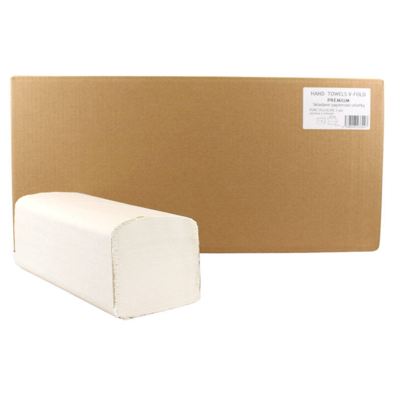 ZZ skladané papierové utierky 25x20 CM ,2vr.100 % celulóza (3000ks)