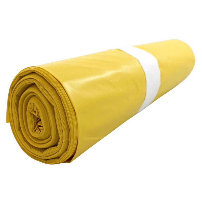 LDPE vrecia žlté 700x1100mm/60mic 120L 25 ks LDPE vrecia žlté 700x1100mm/60mic 120L 25 ks