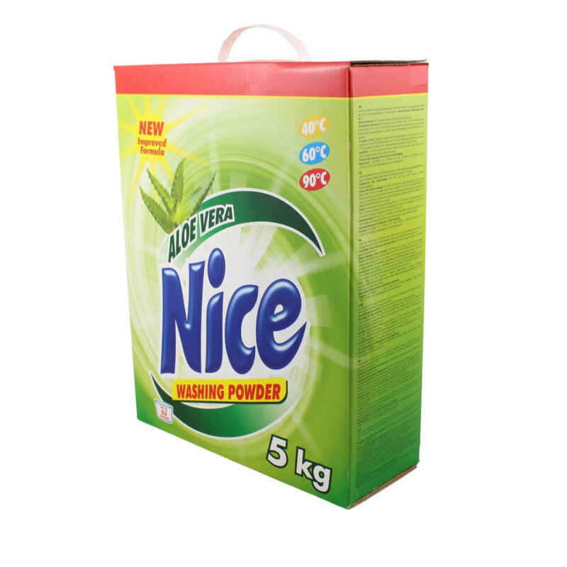 Prací prášok NICE ALOE VERA 5 kg BOX Prací prášok NICE ALOE VERA 5 kg BOX