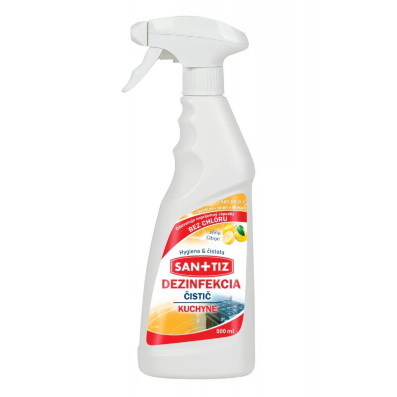 SANITIZ čistiaci dezinfekčný prostriedok na kuchyne 500ml SANITIZ čistiaci dezinfekčný prostriedok na kuchyne 500ml
