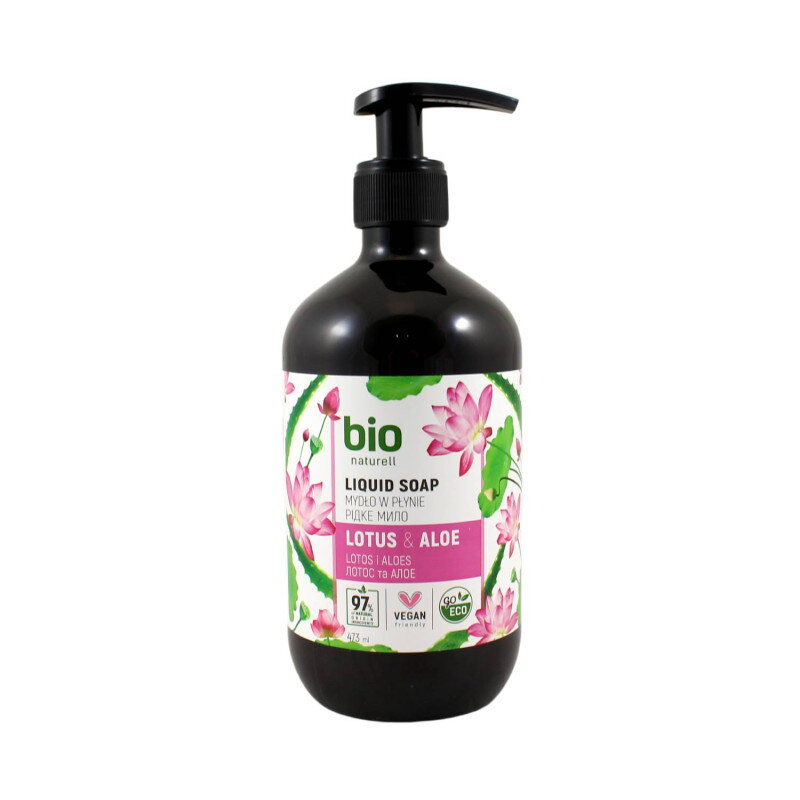 BIO naturell tekuté mydlo LOTUS & ALOE - 473ml