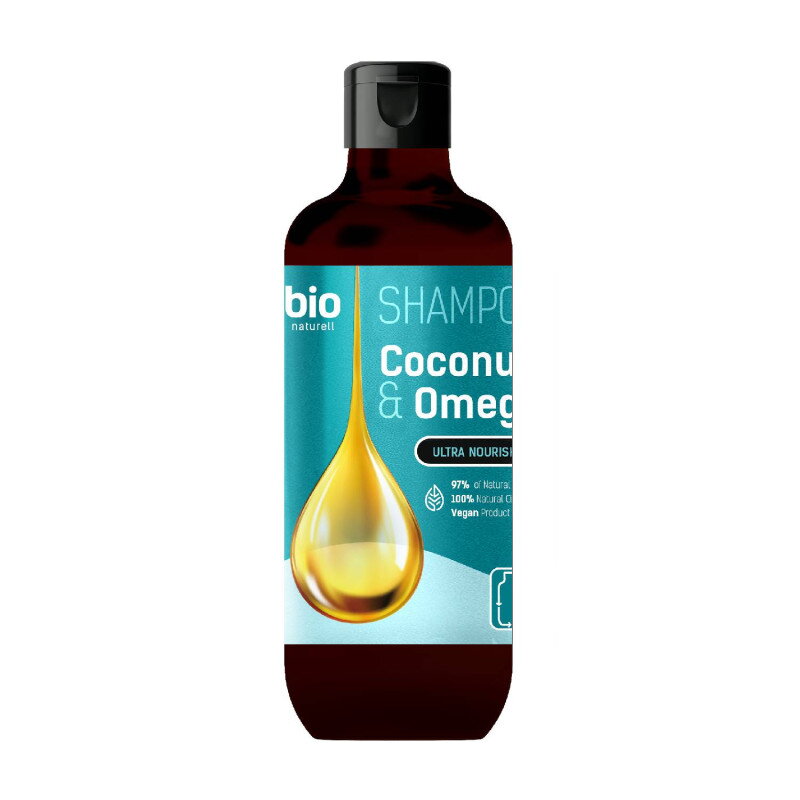 BIO naturell šampón Coconut Oil & Omega 3 - 355ml BIO naturell šampón Coconut Oil & Omega 3 - 355ml