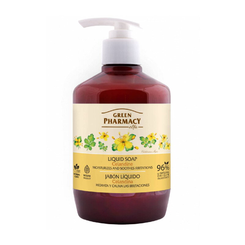 Green Pharmacy tekuté mydlo - Lastovičník 460 ml Green Pharmacy tekuté mydlo - Lastovičník 460 ml