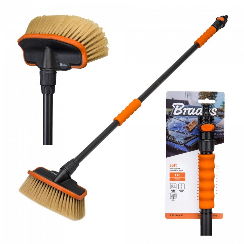 BRADAS Umývacia kefa s ventilom SOFT 110 cm BRADAS Umývacia kefa s ventilom SOFT 110 cm