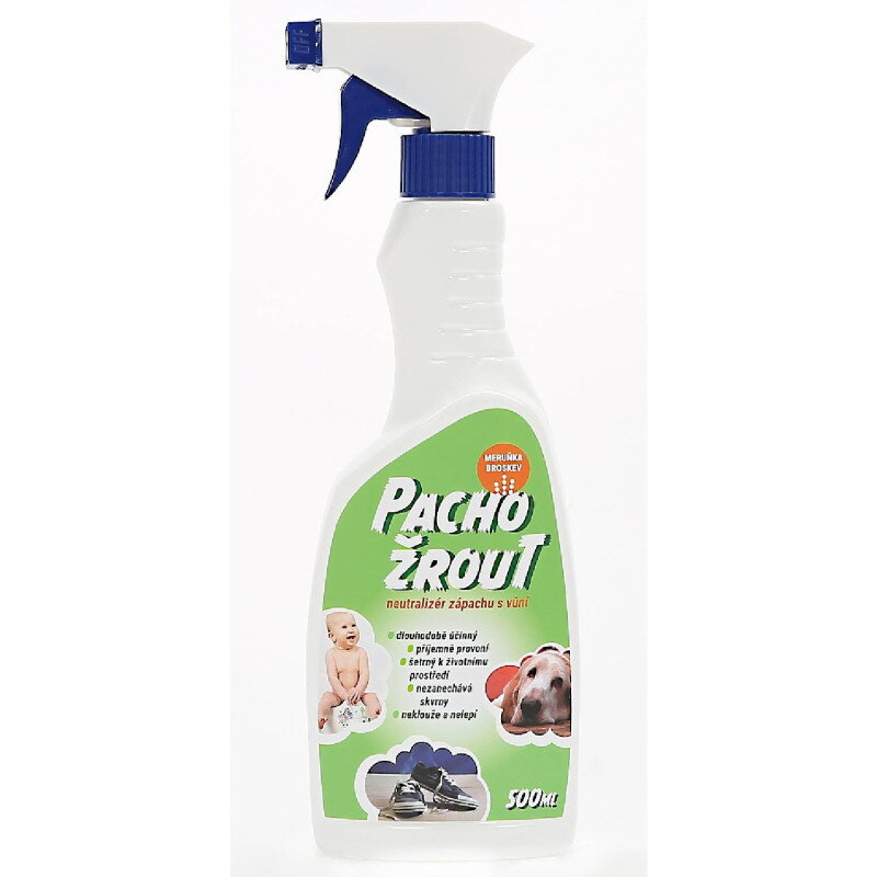 Pachožrút neutralizér zápachu broskyňa-marhuľa 500ml Pachožrút neutralizér zápachu broskyňa-marhuľa 500ml