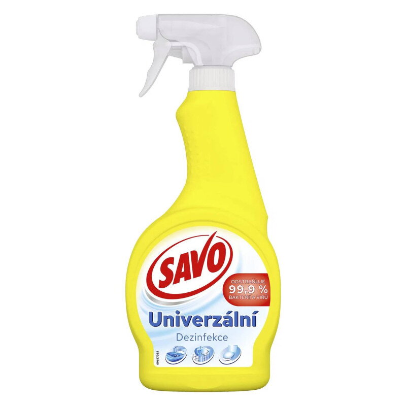 SAVO Univerzálny dezinfekčný a čistiaci sprej 500 ml SAVO Univerzálny dezinfekčný a čistiaci sprej 500 ml