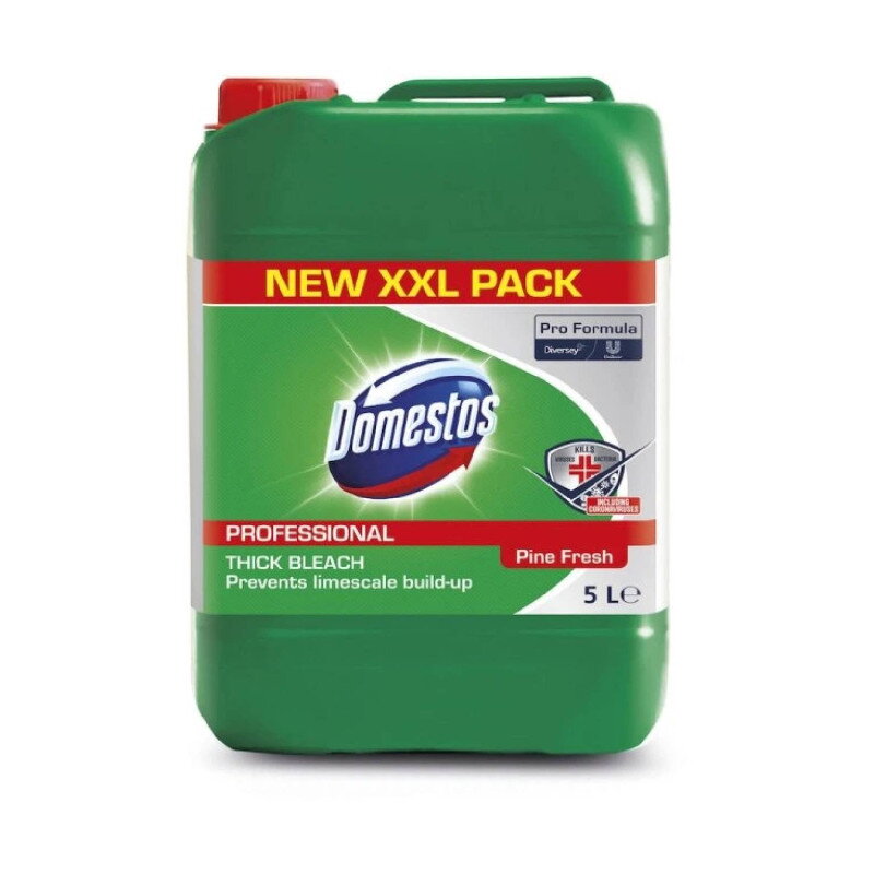 Domestos Professional Pine Fresh univerzálni čistiaci a dezinfekčný prípravok 5 L Domestos Professional Pine Fresh univerzálni čistiaci a dezinfekčný prípravok 5 L
