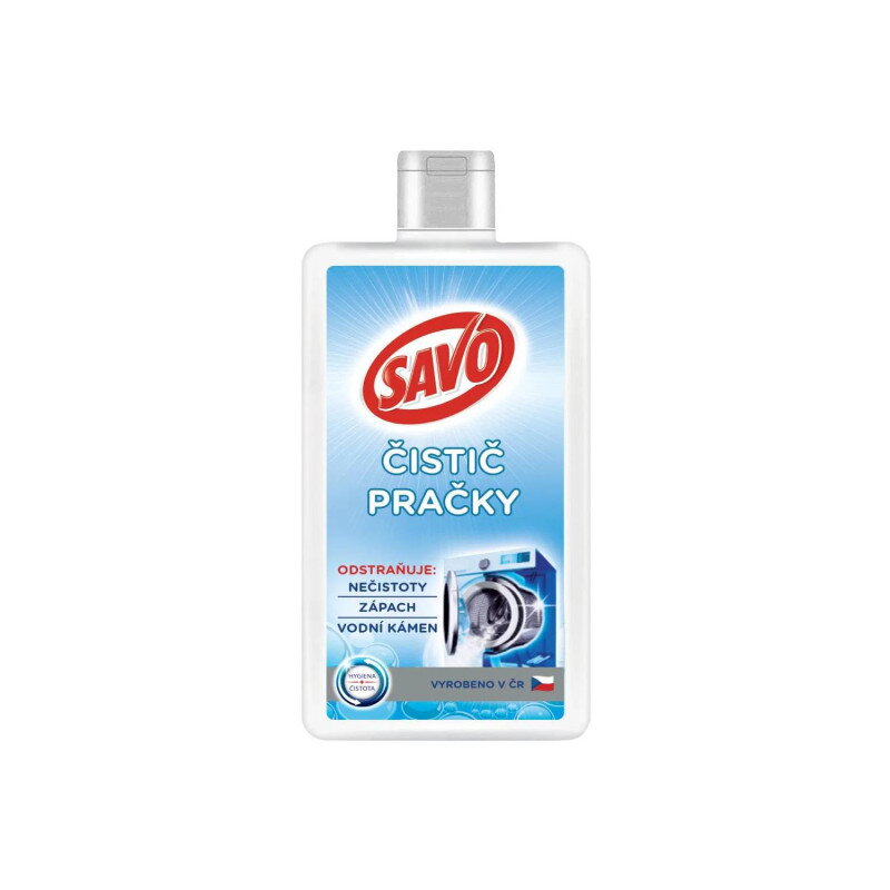 SAVO čistič práčky, 250 ml SAVO čistič práčky, 250 ml