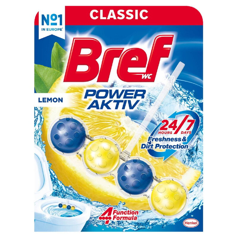 BREF wc blok Power Aktiv Lemon 50 g BREF wc blok Power Aktiv Lemon 50 g