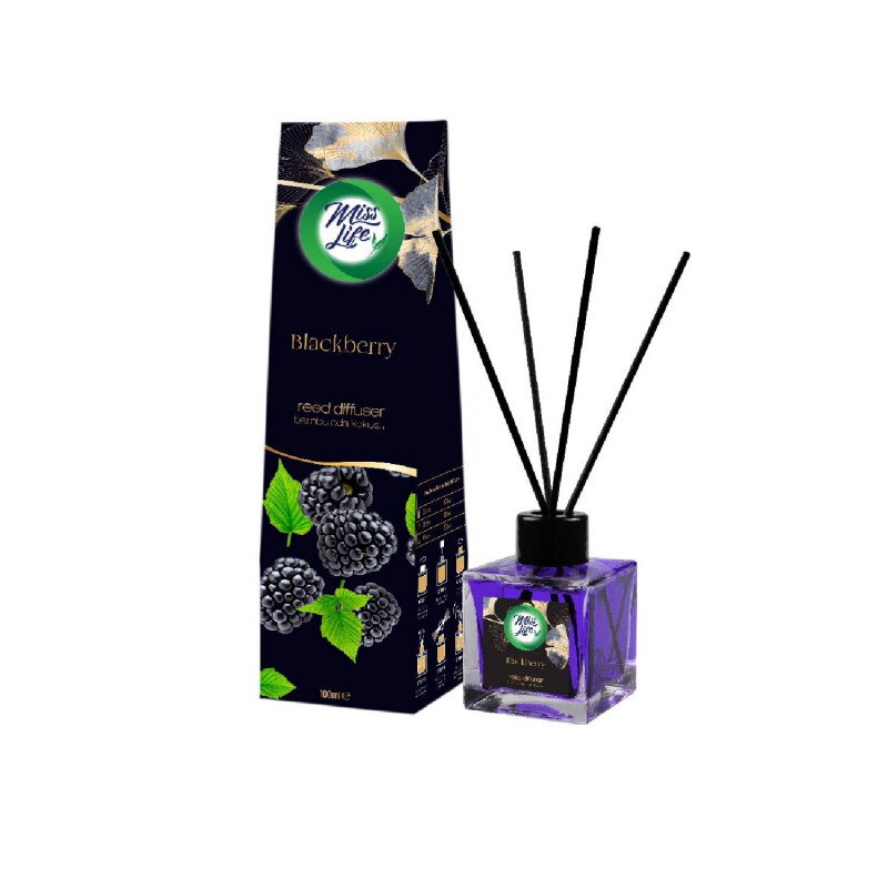 Miss Life Bamboo stick osviežovač 100ml Blackberry Miss Life Bamboo stick osviežovač 100ml Blackberry