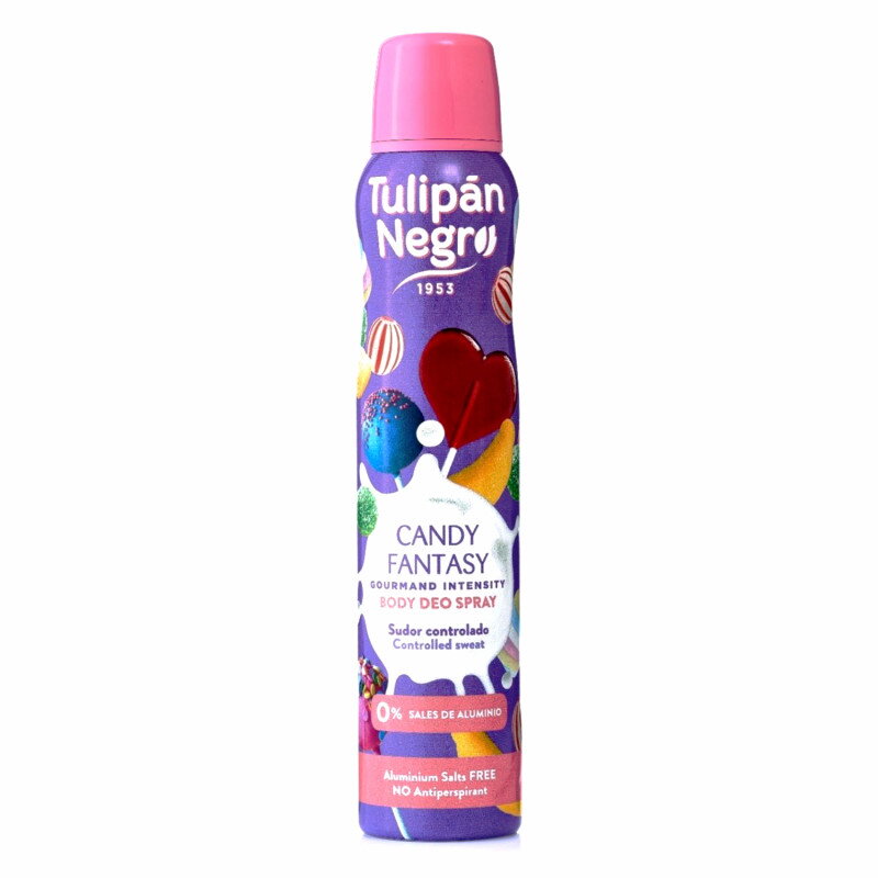 Tulipán Negro Deo Spray  Candy Fantasy  200ml  Tulipán Negro Deo Spray  Candy Fantasy  200ml