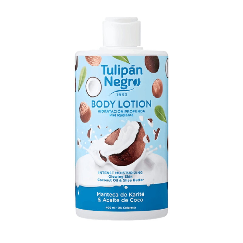 Tulipán Negro telové mlieko Coco 400ml  Tulipán Negro telové mlieko Coco 400ml