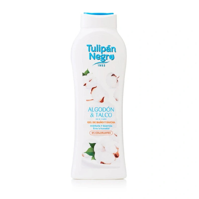 Tulipán Negro sprchový gél Algodón&Talco 650ml Tulipán Negro sprchový gél Algodón&Talco 650ml
