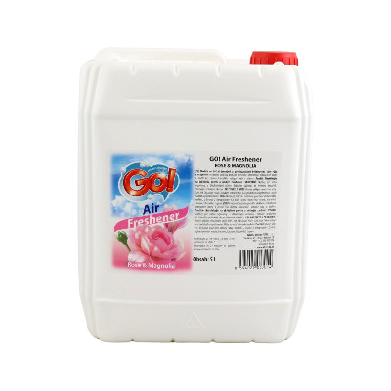 GO! Osviežovač freshener rose a magnolia 5L GO! Osviežovač freshener rose a magnolia 5L