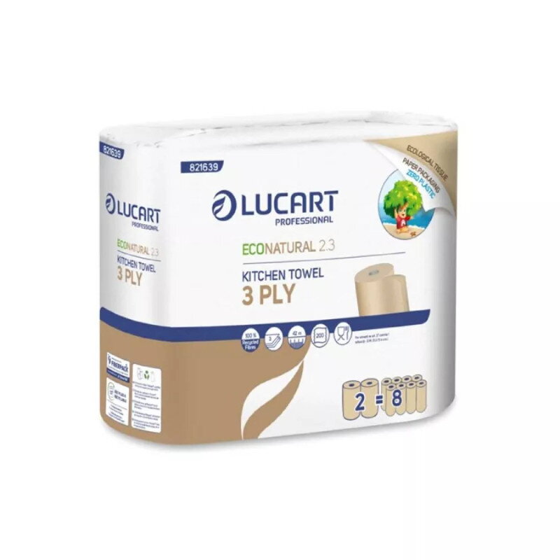 Kuchynská utierka LUCART ECO NATURAL PREMIUM – 2 ks Kuchynská utierka LUCART ECO NATURAL PREMIUM – 2 ks
