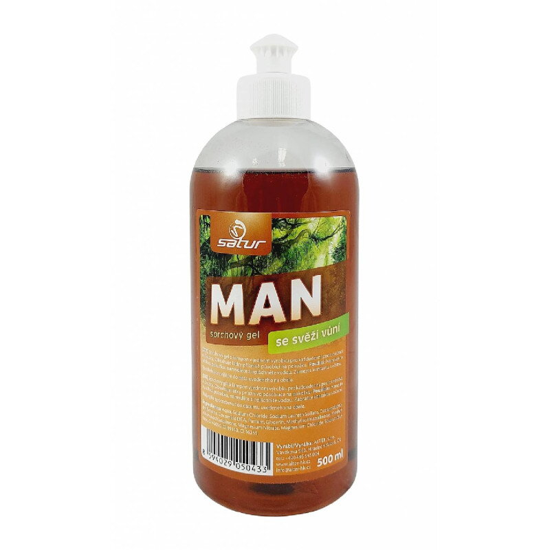 SATUR MAN sprchový gél 500ml SATUR MAN sprchový gél 500ml