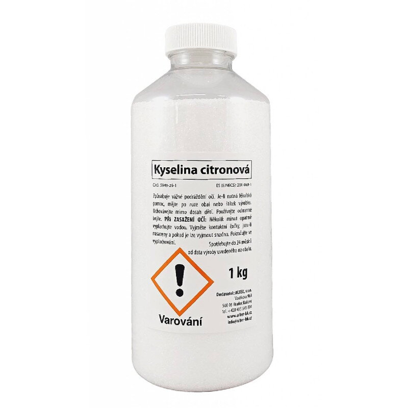 KYSELINA CITRÓNOVÁ 1kg KYSELINA CITRÓNOVÁ 1kg