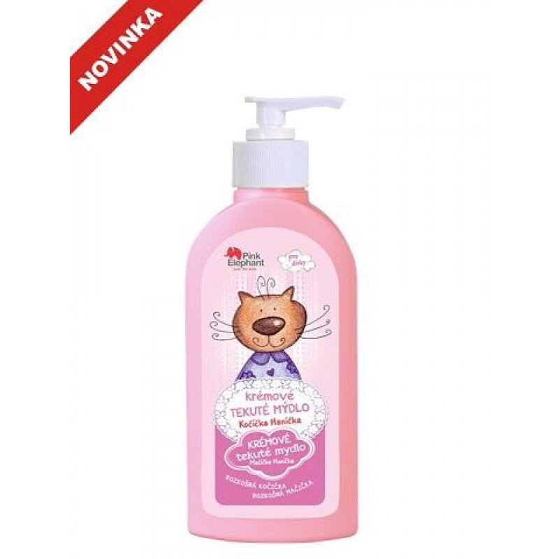 Pink Elephant krémové tekuté mydlo pre dievčatká