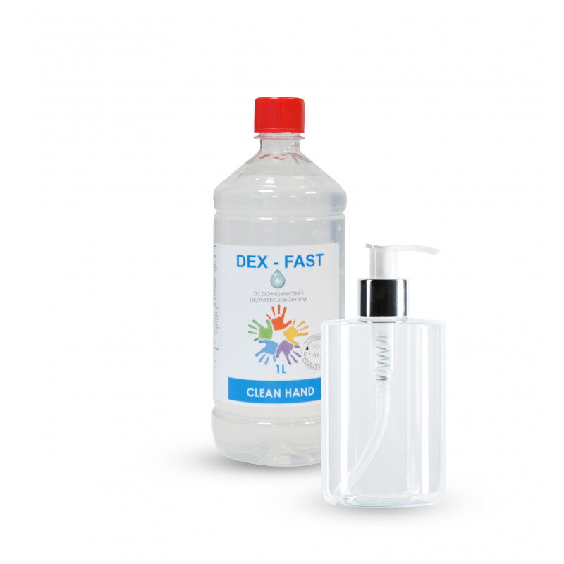 DEX FAST Dezinfekčný gél 1 L s vôňou citrusov